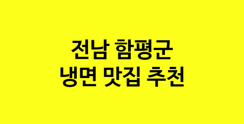 DDA.dodo | 냉면잘하는 맛집 추천합니다 전남 함평군에서 냉면전문점 방문해 보세요